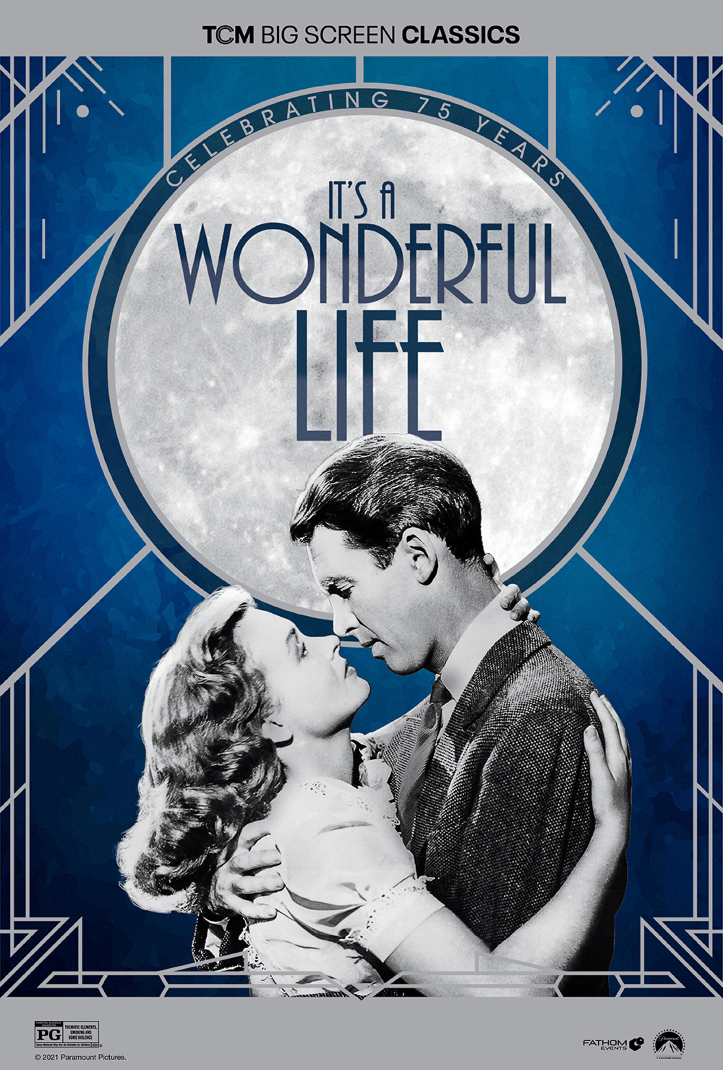 It's a Wonderful Life (Vintage Cinema / Retro Movie Theatre Poster / Iconic  Film Advert)