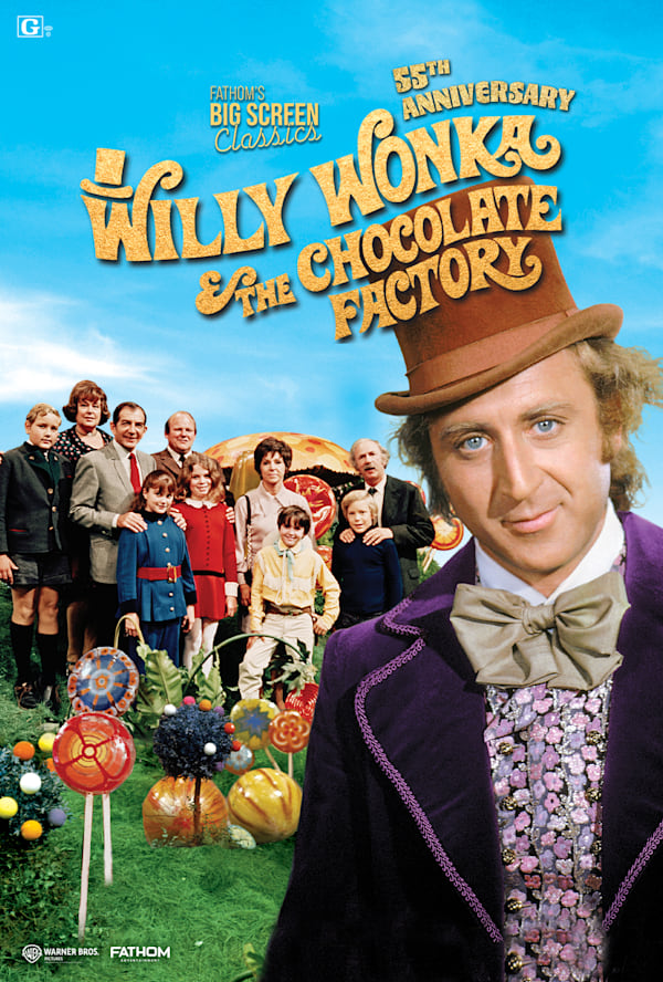 Willy Wonka and the Chocolate Factory 55th Anniversary