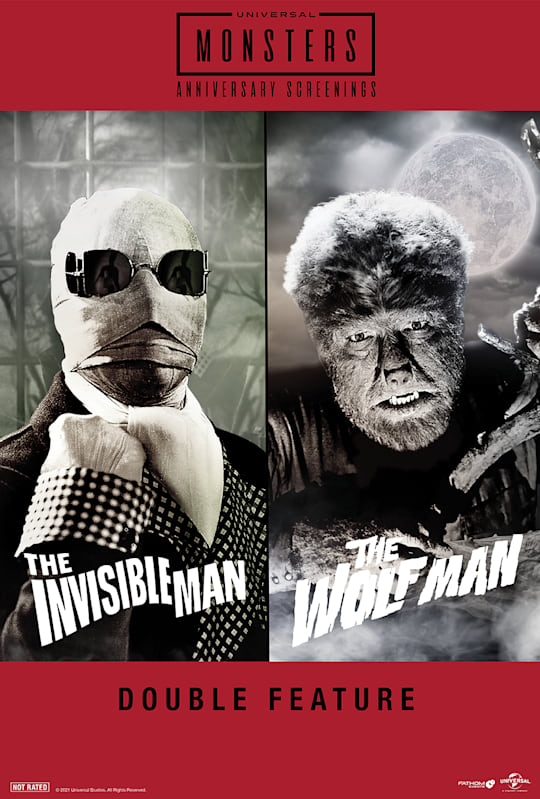 The Invisible Man and The Wolf Man Double Feature